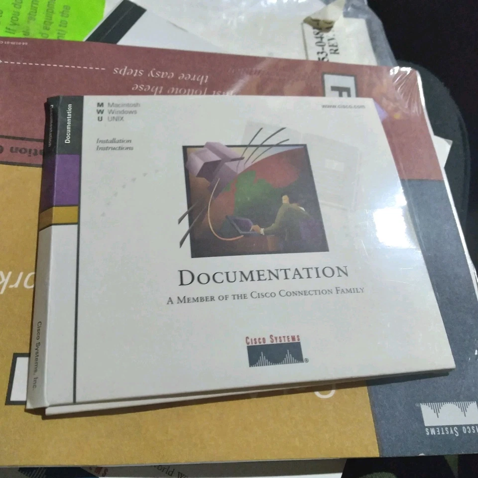 Documentation Sealed Set Of 3 CDs With Manual CiscoConnection Family Product   - Image 1 of 2
