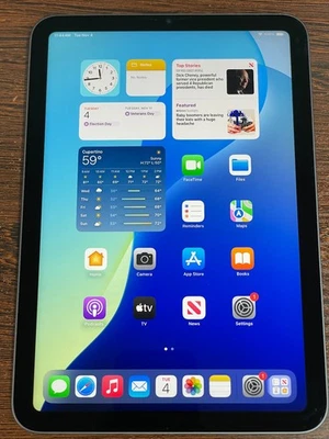 Apple iPad Mini 6ta Generación 64 GB - Gris Wi-Fi - (Gran Forma) - Puntos de Luz - Leer Foto 1 de 4