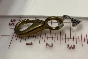 4—-5/8" x 2-1/2" Solid Bronze Quick Snap Cambell T7625314 Harness Maker, Saddler - Picture 1 of 3