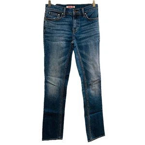 JOHNNY WAS Medium Wash Straight Leg Medium Rise Blue Jeans Sz 25 - Picture 1 of 6