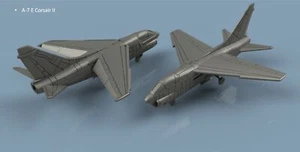 L'Arsenal Models 1/700 A-7E CORSAIR II UNFOLDED WINGS (5) 3D Printed Set - Picture 1 of 1