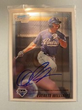 A35,202 - 2010 Bowman Chrome Prospects #BCP200B Everett Williams Auto
