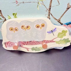 IKEA Vandring Owl Coat Pegs Hanger Hooks Wall Mounted Child Nursery Bedroom BNIP - Picture 1 of 7