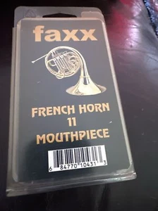 FRENCH HORN BRASS MOUTHPIECE, 11 by FAXX. NEW - Picture 1 of 2