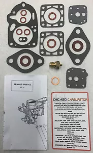 1948-58 LAND ROVER SERIE 1 KIT DE REPARACIÓN DE CARBURADOR SOLEX 32PBI-2 1 BARRIL = NUEVO - Imagen 1 de 1