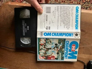 CASSETTE VIDEO VHS SPORT FOOTBALL om marseille champion 90 1990 - Photo 1/1