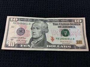 Trinary Bday Note fancy serial number 19090911 - Picture 1 of 5