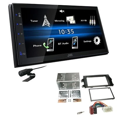 JVC 2 DIN Digital Autoradio Bluetooth USB für Suzuki SX4 ab 2006 schwarz - Bild 1 von 4