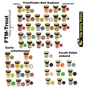 TFT FTM Trout Finder Bait Kadaver, Forelli-Pellet, Garlic, schwimmend + sinkend  - Bild 1 von 50
