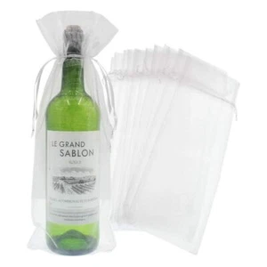 20pc Wine Packaging Bag Travel Organza Drawstring Bags Wedding Party Home Decor - Picture 1 of 58