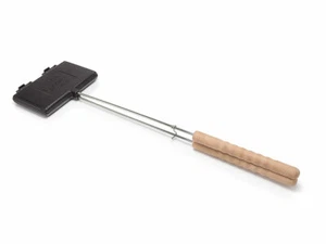 Petromax Cast Iron Waffle Maker Camping Pan Camping Cookware Long Handled Iron - Picture 1 of 5