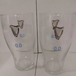 12 x Guinness 0.0 Pint Glasses 20oz Tulip Latest Design Brand New - Picture 1 of 2