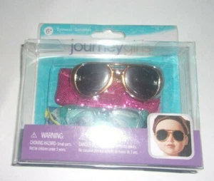 LESEN: Journey Girl Puppenbrille/Sonnenbrille mit Brillenetui für 18" Puppen - Bild 1 von 2