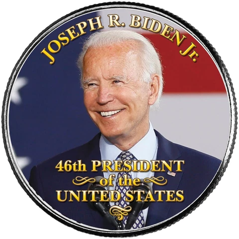 JOE BIDEN 46th President of the U.S. Official JFK Half Dollar Coin Cover