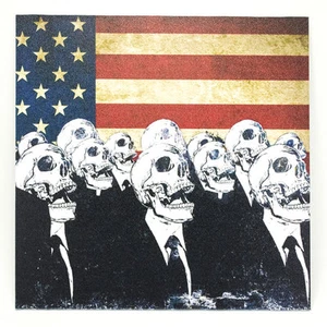 Infused Kydex Totenkopf Menschen Druck 7,5" x 7,5" Blatt mehrere Posten verfügbar - Bild 1 von 1