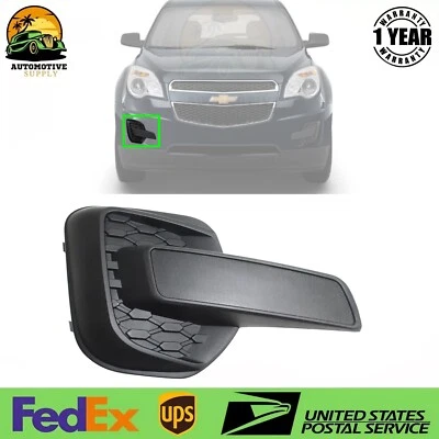 New Front Fog Lamp Cover RH Textured For 2010-2015 Chevrolet Equinox LS/LT Model - Image 1 of 4