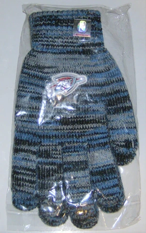 Pair Of Sports Crate Brand New Sealed Oklahoma City OKC Thunder Gloves Adult Cover
