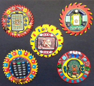 ¡PELIGRO! JUEGO DE 5x Herramienta Eléctrica Punk Transformación Pac-Man Smokey Star Wars Foto 1 de 4