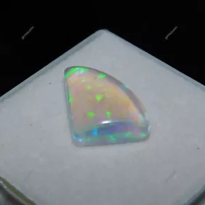 Natural Opal 10.23 Ct Fire Boulder OPAL Cabochon Shape CERTIFIED Loose Gemstone - Picture 1 of 11