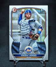 Vincent Perozo 1st Rookie Card RC 2023 Bowman Prospects BP-102 New York Mets