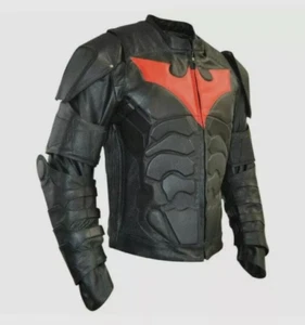 Batman Beyond Moto Real Leather Jacket / Batman Moto Jacket the Return of Joker - Picture 1 of 5