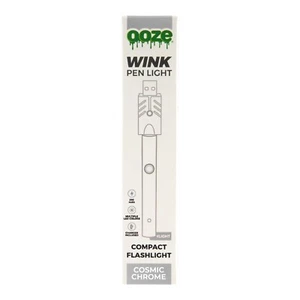 Ooze Wink Portable Flashlight - Rechargeable Flash Light - Silver - Picture 1 of 6