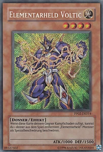 YU-GI-OH, ELEMENTARHELD VOLTIC, SCR, PP02-DE014 - Bild 1 von 1