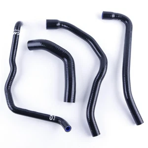 For 2002-2006 Triumph Speed Triple 955i Daytona Silicone Radiator Hose Kit Black - Imagen 1 de 11