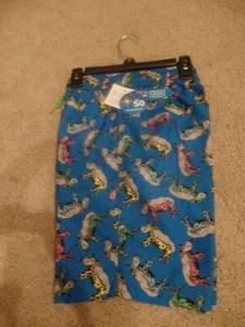 Boy's, Dinosaur, Blue Swimsuit/Trunks, Size:Med.8, Wave Zone,Lined,New with Tags - Picture 1 of 6