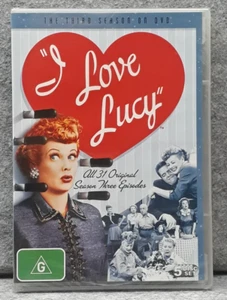 NEW: I LOVE LUCY Season 3 Comedy Series 5 Disc DVD Region 4 PAL Free Fast Post - Picture 1 of 4
