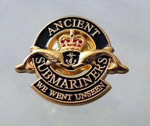 Royal Navy Ancient Submarines Veteran enamel pin lapel badge UK NEW - Picture 1 of 3