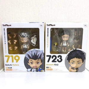 Figura Haikyu Nendoroid 719 Kotaro Bokuto 723 Keiji Akaashi ¡¡Haikyuu!! Japón Nuevo - Imagen 1 de 11