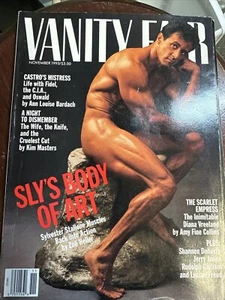 Vanity Fair November 1993 Sly's Body Art Sylvester Stallone - Bild 1 von 7
