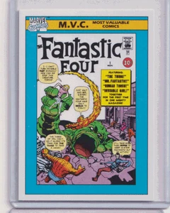 1990 Marvel Universe Series 1 Impel Trading Card - Fantastic Four 1 #124 MVC - Picture 1 of 2