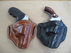 Azula Leather OWB 2 Slot Pancake Belt Holster CCW For.. Choose Color & Gun - 2 - Picture 1 of 12