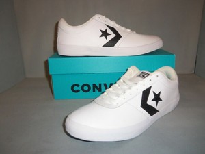 converse leather point star