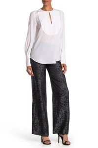 NWT EQUIPMENT Arwen Leopard Print Silk Blend Pants - Size 2 #P49 - Picture 1 of 7