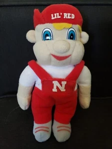 Peluche De Colección Dan Brechner & Co. Nebraska Huskers Cornhuskers Lil' Red Mascota 8" - Imagen 1 de 6