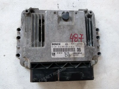 0281012694 BOSCH EDC16C9 8980135190 GM 55560810 DB ECU OPEL ASTRA H 1.7 CDTI - Immagine 1 di 4
