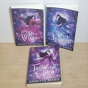 The Red Winter Trilogy Book One Two Three Red Winter Dark Tempest Immortal Fire - Picture 1 of 22