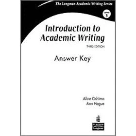 :Intro Acade Writi 3e Answe Key _3, Hogue, Ann, Good Condition, ISBN 0132410281 - Image 1 of 1