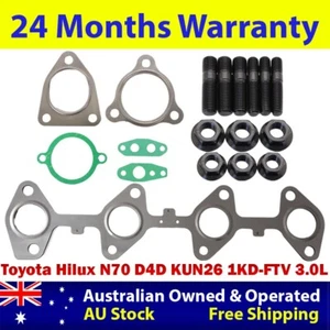 Permaseal Turbo&Manifold Stud&Gasket Kit For Toyota Hilux N70 D4D KUN26 1KD 3.0L - Picture 1 of 9