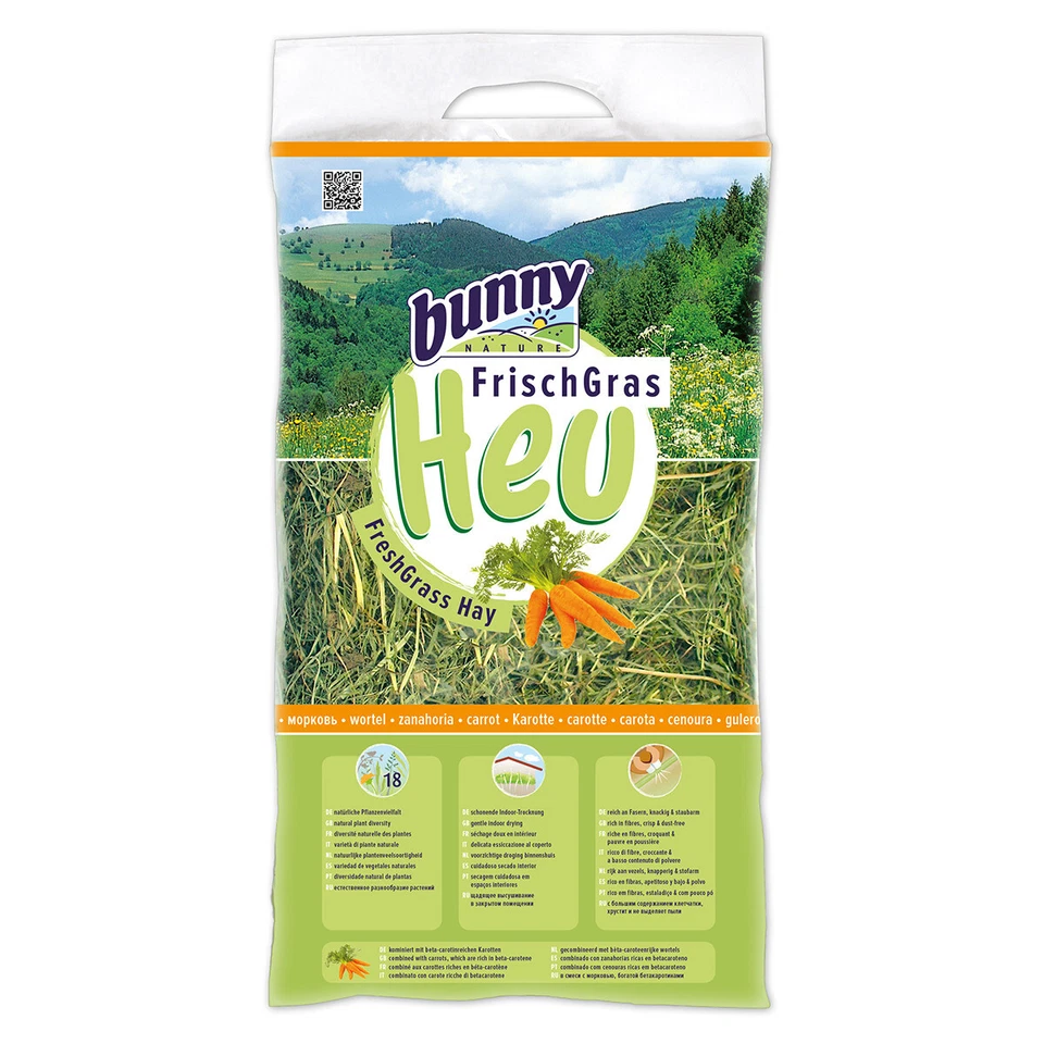 Bunny Nature FrischGras-Heu Karotte 500 g, NEU - Bild 1 von 1
