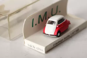 I.M.U. Modellauto 1:87 03006 BMW Isetta Rot Weiß in OVP (325073) #5944# - Bild 1 von 2