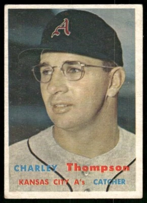 1957 Topps - #142 Charles Thompson - Image 1 of 2