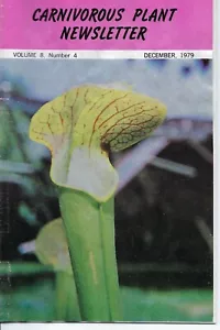 Carnivorous Plant Newsletter - Sarracenia Australia John MacFarlane - 12/79 - Bild 1 von 1