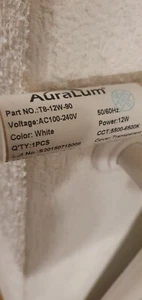 1 X Auralum® 90cm 12W T8 G1 Leuchtstoffröhre 5500-6500K 2835*96LED - Bild 1 von 2