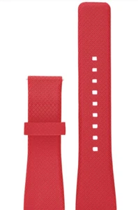 $40 NWT MICHAEL KORS ACCESS WOMENS BRADSHAW RED SILICON WATCH STRAP 22MM- JC313 - Picture 1 of 2