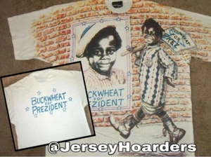 MAGLIA BLM VINTAGE ANNI 90 GRANO SARACENO PER PREZIDENT MARLIN TEASE STAMPA ALL OVER XL RARA - Foto 1 di 5
