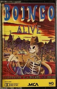 Oingo Boingo Alive Cassette Tape 1990 MCA Danny Elfman Vintage 80s Rock OOP - Picture 1 of 4
